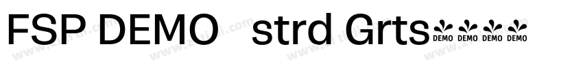 FSP DEMO   strd Grts字体转换